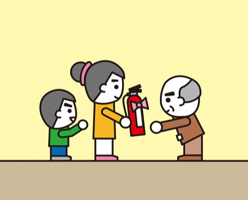 消火器プレゼント