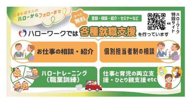 ハローワーク各種就職支援画像