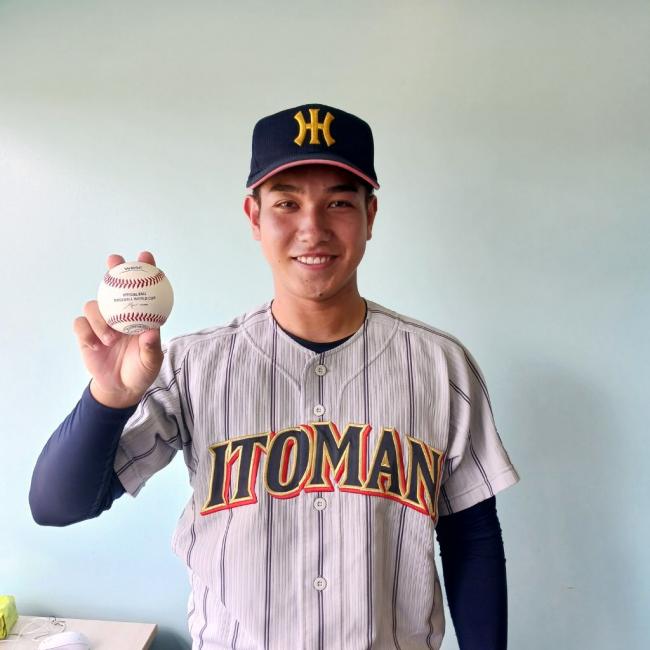 糸満高校主将３年野球部主将