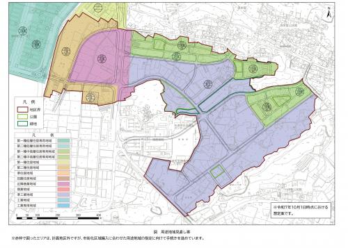 用途、建ぺい容積率(令和7年10月1日時点)