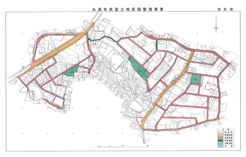 武富地区の設計図の画像