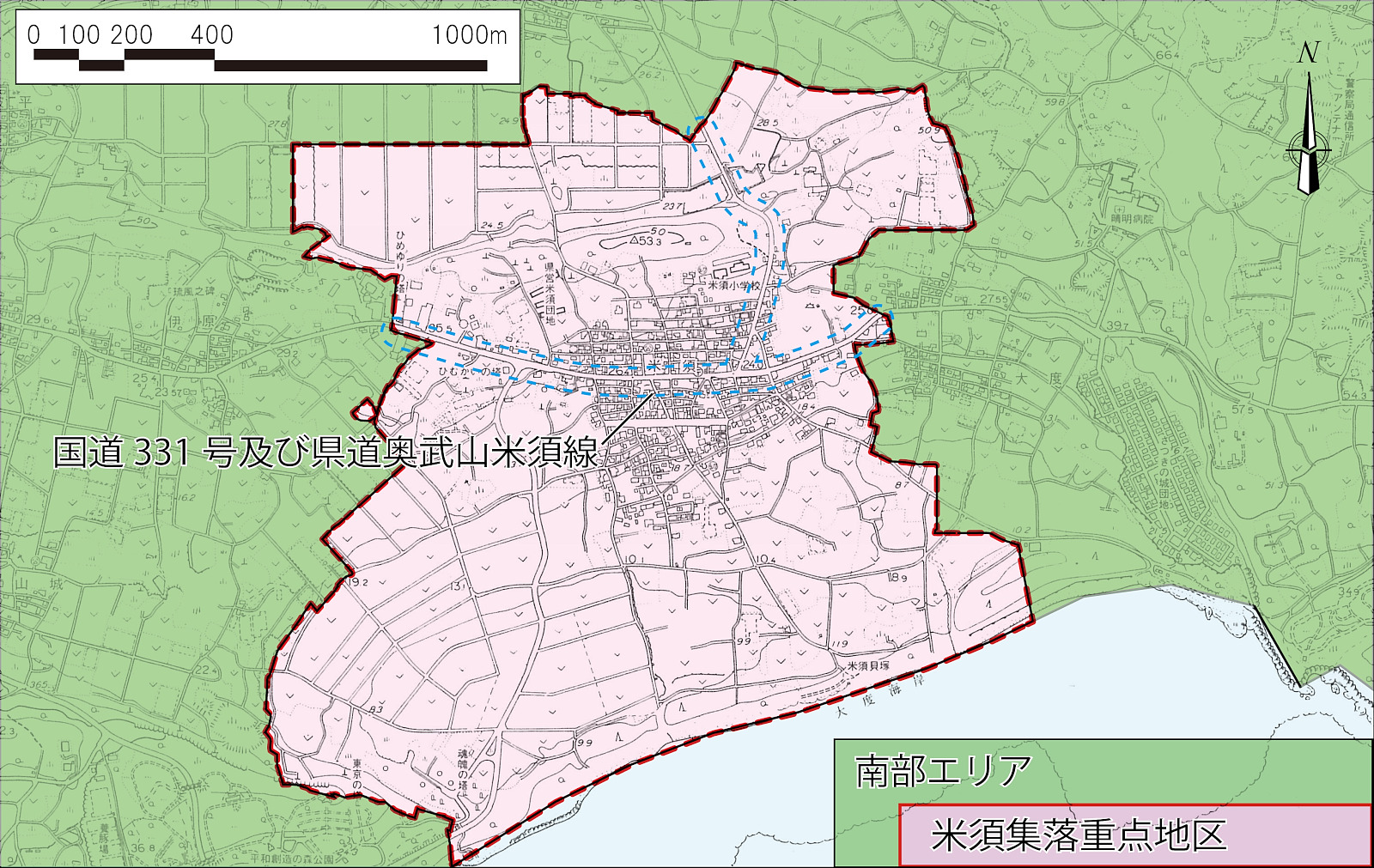 米須集落景観形成重点地区の詳細の画像