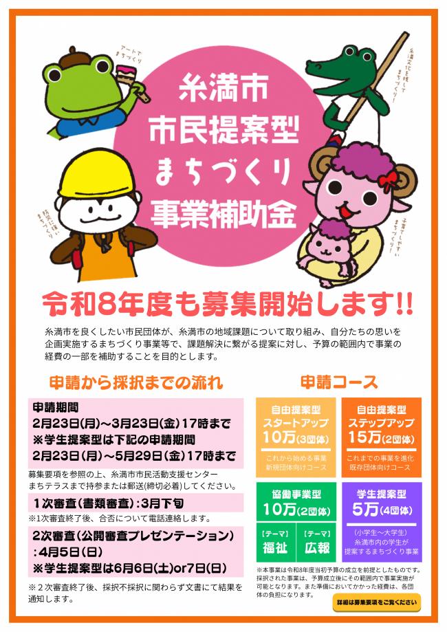 令和8年度市民提案型まちづくり事業