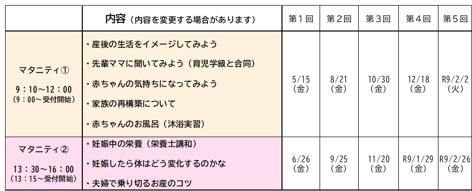 日程