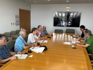 草の根交流センター及び関係者による市長表敬