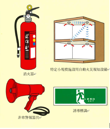 消火器等
