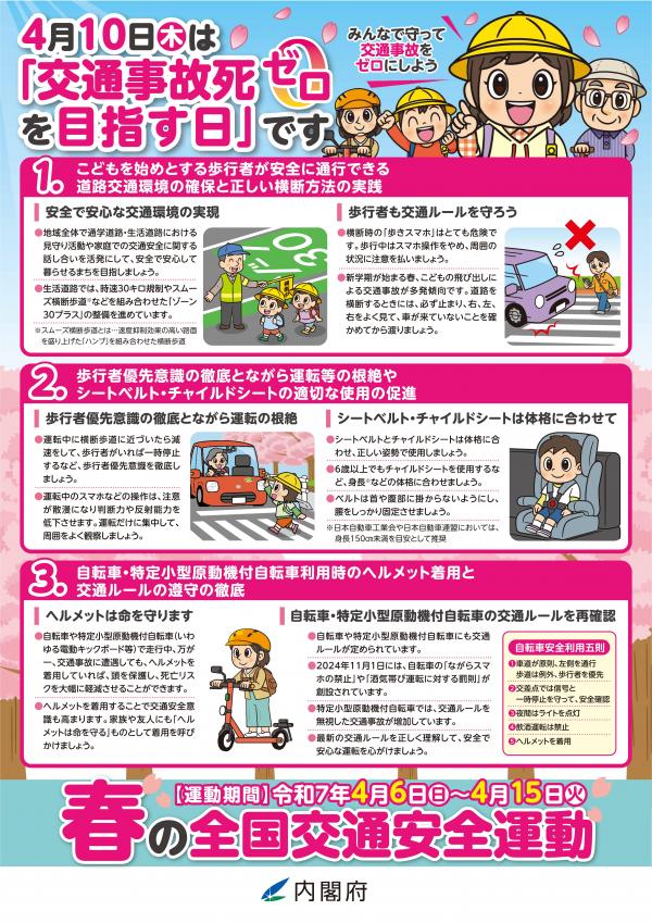 春の交通安全運動
