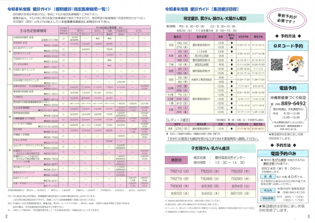 令和8年度健診ガイド裏
