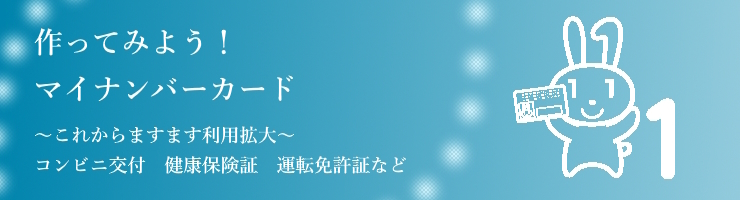 作ってみよう！マイナンバーカード